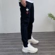 画像2: smiley face emblem Sweat Jogger Pants ユニセックス 男女兼用スマイルエンブレム スウェット ジョガーパンツ (2)