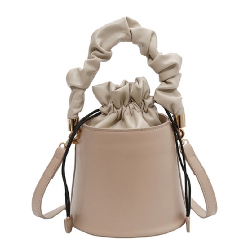 画像1: portable bucket bag 　トート ショルダー２WAY ミニバケット バッグ (1)