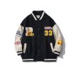 画像4: BKAR R Smile BASEBALL JACKET baseball uniform jacket blouson ユニセックス 男女兼用  スマイル スタジアムジャンパー スタジャン MA-1 ボンバー ジャケット ブルゾン (4)