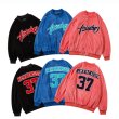 画像7: women &men Flocking letter lovers baseball uniform jacket blouson ユニセックス 男女兼用ラペル スタジアムジャンパー スタジャン MA-1 ボンバー ジャケット ブルゾン (7)