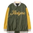 画像2: women &men  American Retro loose letter  printing baseball uniform jacket blouson ユニセックス 男女兼用 アメリカンレトロルーズレタープリンスタジアムジャンパー スタジャン MA-1 ボンバー ジャケット ブルゾン (2)