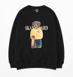 画像3: Unisex skateboard bear round neck sweatshirt　男女兼用 スケートボードベア プリントスウェットプルオーバー トレーナー (3)