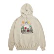 画像1: Unisex Boxing Paint Hooded Sweat  男女兼用 ユニセックスボクシングペイントフーディー スウェット パーカー (1)