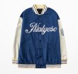 画像1: women &men  American Retro loose letter  printing baseball uniform jacket blouson ユニセックス 男女兼用 アメリカンレトロルーズレタープリンスタジアムジャンパー スタジャン MA-1 ボンバー ジャケット ブルゾン (1)