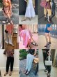 画像8: Women Platform flat Velcro pearl sandals   フラットフラワーパールベルクロ サンダル (8)