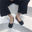 画像6: soft sole flat metal fittings leather pumps  shoes  レザー金具付きフラットパンプス　シューズ　 (6)