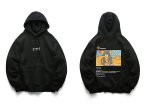 画像5: men's  men and women Tom and Jerry back print hoodie sweater ユニセックス男女兼用 トム＆ジェリープリント スウェット パーカー トレーナー (5)