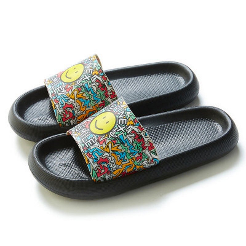 画像5:  Smile & graphics flip flops sandals slipper  ユニセックス男女兼用スマイル&グラフィックフリップフロップサンダル スリッパ (5)
