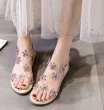 画像6: Women Transparent rhinestone flat sandals 　フラット＆ 透明＆ラインストーンバックストラップサンダル  (6)