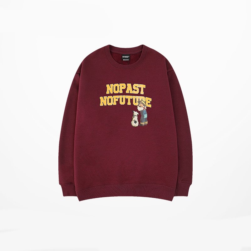 画像2:  Baby & dog print sweater  ユニセックス 男女兼用ベビー&ドッグ プリントスウェット トレーナ (2)