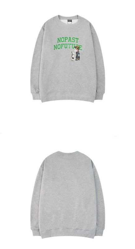 画像8:  Baby & dog print sweater  ユニセックス 男女兼用ベビー&ドッグ プリントスウェット トレーナ (8)