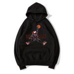 画像2: Unisex Basket ninja print Hooded Sweat  男女兼用 ユニセックスバスケット忍者プリントフーディー スウェット パーカ (2)