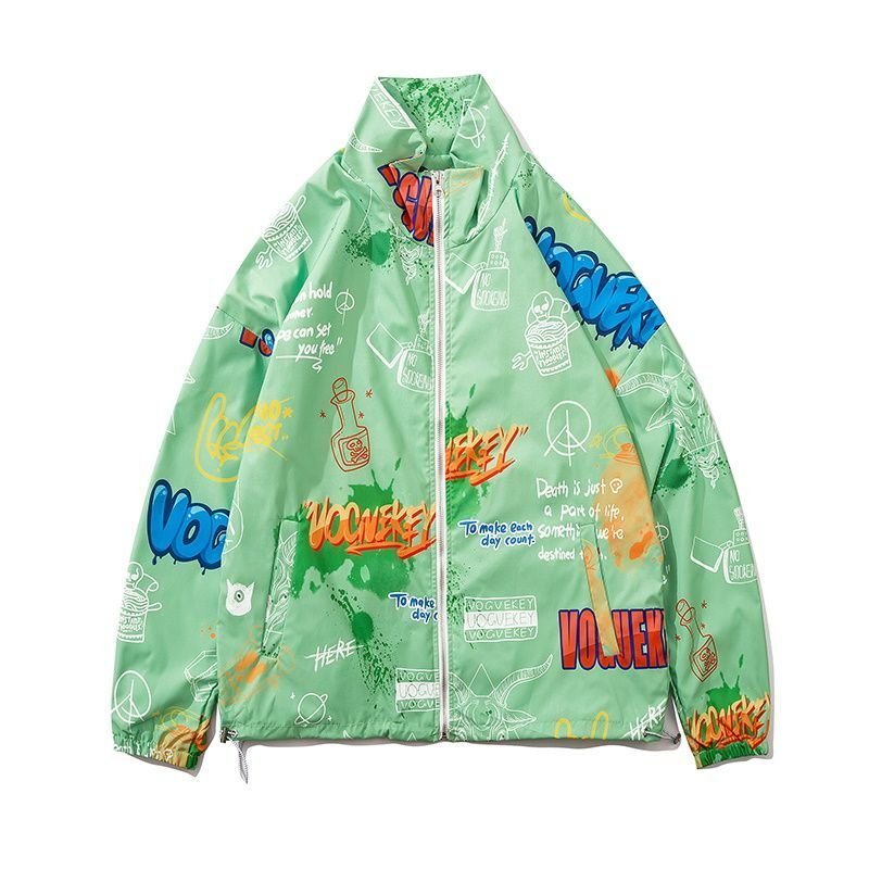 画像3: men & women Voguekey port style jacket blouson  ユニセックスポート 男女兼用Voguekeyポートジャケット  ウインドブレーカー ブルゾン (3)