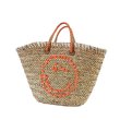 画像1: smiley water grass bag  Tote Bag 　スマイリートートハンド籠バッグ かご カゴ  バッグ (1)