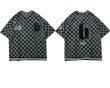 画像4: Unisex voguekey V-neck checkered T-shirt Short Sleeve 　男女兼用 市松格子 ダミエ柄 ショートスリーブVネック 半袖Tシャツ (4)