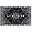 画像1: Paisley KEEP OFF Logo Rug ペイズリー柄  バンダナ柄  キープオフ ラグ カーペット (1)