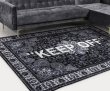 画像4: Paisley KEEP OFF Logo Rug 即納ペイズリー柄  バンダナ柄  キープオフ ラグ カーペット (4)