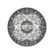 画像2: Paisley KEEP OFF Logo Round Rug ペイズリー柄 キープオフ 丸形 ラウンド ラグ カーペット (2)