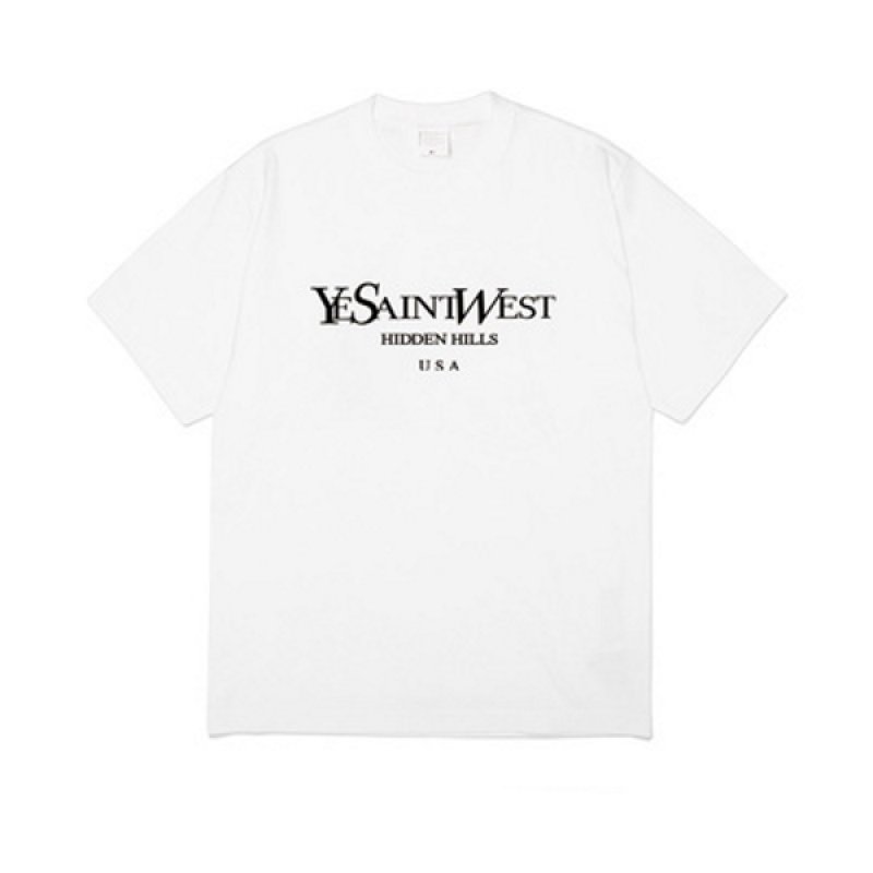 画像2: Unisex Ye Saint West T-Shirt ロゴTシャツ  (2)