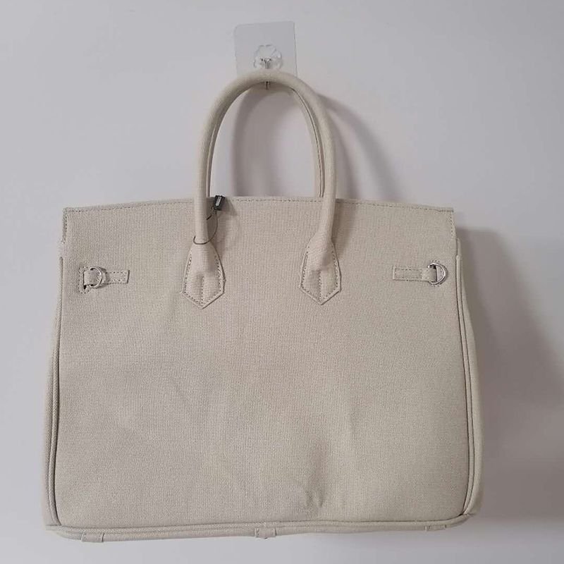 画像8:  printed canvas platinum army cloth bag Tote Bag  アーミーキャンバスレタープリントトート ショルダー2WAY バッグ (8)