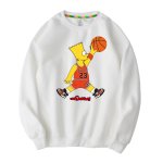 画像2: Simpson basketball paint Pullover sweater ユニセックス 男女兼用 シンプソン バスケット ダンク プリントスウェット トレーナー (2)