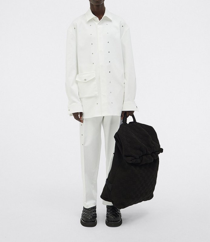 画像3:  Leather quilted chunky sole slip-on pumps shoes   レザーキルティングチャンキーソール厚底スリッポン パンプスシューズ　 (3)