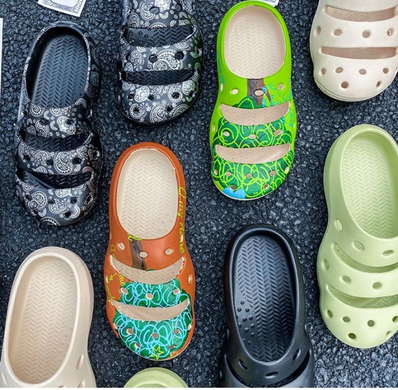 画像3:  Men's Outerwear Interid Outdoor Beach Sports Sandals slippers flip flops soft bottom   ユニセックス 男女兼用プラットフォームバオトウワードサンダル フリップフロップ サンダルシャワーサンダル ビーチサンダル  (3)