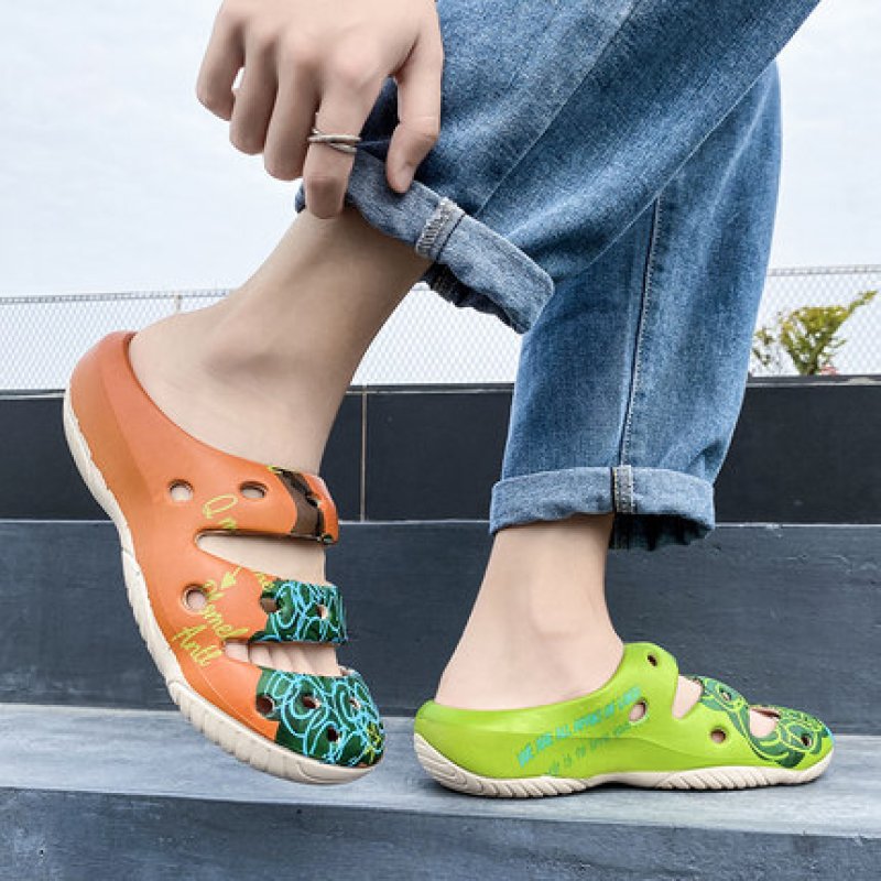 画像7:  Men's Outerwear Interid Outdoor Beach Sports Sandals slippers flip flops soft bottom   ユニセックス 男女兼用プラットフォームバオトウワードサンダル フリップフロップ サンダルシャワーサンダル ビーチサンダル  (7)