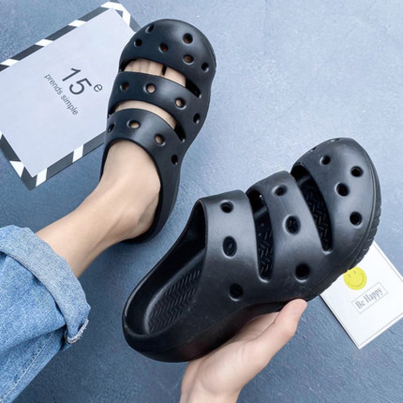 画像9:  Men's Outerwear Interid Outdoor Beach Sports Sandals slippers flip flops soft bottom   ユニセックス 男女兼用プラットフォームバオトウワードサンダル フリップフロップ サンダルシャワーサンダル ビーチサンダル  (9)