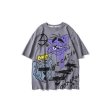 画像6:  Unisex tom and jerry＆ Skull graphics short-sleevedT-shirt スカル  男女兼用ユニセックストムとジェリー&スカル グラフィック半袖Tシャツ (6)