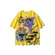 画像4:  Unisex tom and jerry＆ Skull graphics short-sleevedT-shirt スカル  男女兼用ユニセックストムとジェリー&スカル グラフィック半袖Tシャツ (4)