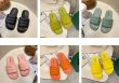 画像9: Women  Candy Color soft bottom flat Sandals slippers shower sandals　フラットキャンディーカラーシンプル スリッパ　サンダル　シャワーサンダル (9)