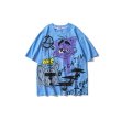 画像5:  Unisex tom and jerry＆ Skull graphics short-sleevedT-shirt スカル  男女兼用ユニセックストムとジェリー&スカル グラフィック半袖Tシャツ (5)