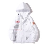 画像1: 21men's NASA 3M reflective jacket super fire INS same astronaut flight jacketユニセックス男女兼用 NASA ナサ ウィンドブレーカー フライトジャケット コート (1)