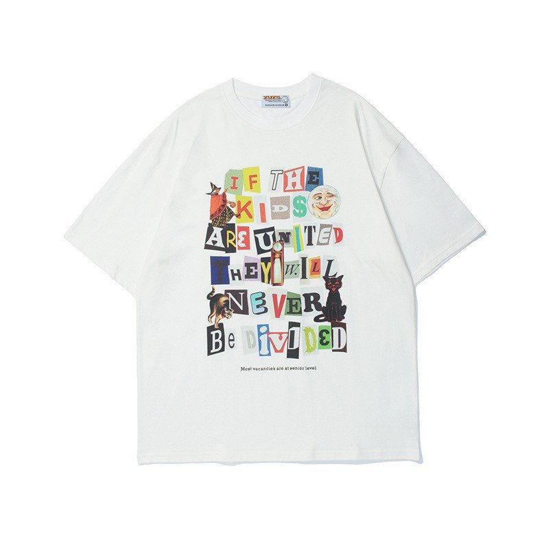 画像7: new fun pattern monogram short-sleeved T-shirt　 男女兼用ユニセックスニューモノグラムプリント半袖Tシャツ (7)
