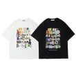 画像4: new fun pattern monogram short-sleeved T-shirt　 男女兼用ユニセックスニューモノグラムプリント半袖Tシャツ (4)