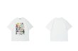 画像5: new fun pattern monogram short-sleeved T-shirt　 男女兼用ユニセックスニューモノグラムプリント半袖Tシャツ (5)