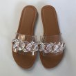 画像6: chain outer wear sandals and slippers shoes   フラット透明チェーンサンダル  スリッパ シューズ　 (6)