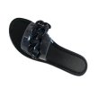 画像2: chain outer wear sandals and slippers shoes   フラット透明チェーンサンダル  スリッパ シューズ　 (2)