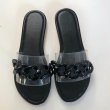 画像7: chain outer wear sandals and slippers shoes   フラット透明チェーンサンダル  スリッパ シューズ　 (7)