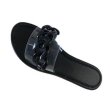 画像12: chain outer wear sandals and slippers shoes   フラット透明チェーンサンダル  スリッパ シューズ　 (12)