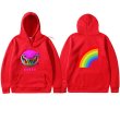 画像7: Unisex  Gooba Rainbow Shark Teeth Hooded Sweatshirt 男女兼用 グーバレインボーシャークフード フーディトレーナーパーカースウェットシャツ  (7)