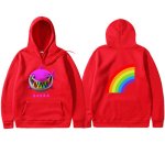 画像7: Unisex  Gooba Rainbow Shark Teeth Hooded Sweatshirt 男女兼用 グーバレインボーシャークフード フーディトレーナーパーカースウェットシャツ  (7)