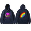 画像4: Unisex  Gooba Rainbow Shark Teeth Hooded Sweatshirt 男女兼用 グーバレインボーシャークフード フーディトレーナーパーカースウェットシャツ  (4)