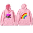 画像10: Unisex  Gooba Rainbow Shark Teeth Hooded Sweatshirt 男女兼用 グーバレインボーシャークフード フーディトレーナーパーカースウェットシャツ  (10)