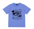 画像1: MAKE IT RAIN Letter logo short-sleeved T-shirt　 男女兼用ユニセックスmake it rainロゴ半袖Tシャツ (1)