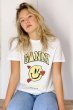 画像2: Unisex Smile &　Four-leaf clover-print cotton-jersey T-shirt　四つ葉のクローバー スマイリー スマイル ニコちゃん ＆ハート コットンTシャツ (2)