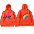 画像9: Unisex  Gooba Rainbow Shark Teeth Hooded Sweatshirt 男女兼用 グーバレインボーシャークフード フーディトレーナーパーカースウェットシャツ  (9)