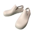 画像1: women's casual  toe caps waterproof rain boots jelly white plastic flat sandals pumps shoes  ゼリープラスチックバックストラップ 防水 フラット サンダル パンプスシューズ　 (1)