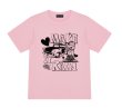 画像3: MAKE IT RAIN Letter logo short-sleeved T-shirt　 男女兼用ユニセックスmake it rainロゴ半袖Tシャツ (3)